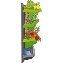 Juwel Vertical-Garden Aufbauelement Limette -OUTSUNNY Shop 1465875000 prod 003