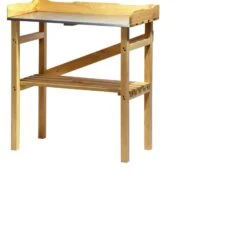 Dobar 29052 Pflanztisch Aus Imprägniertem Kiefernholz, 40 X 86 X 80 Cm