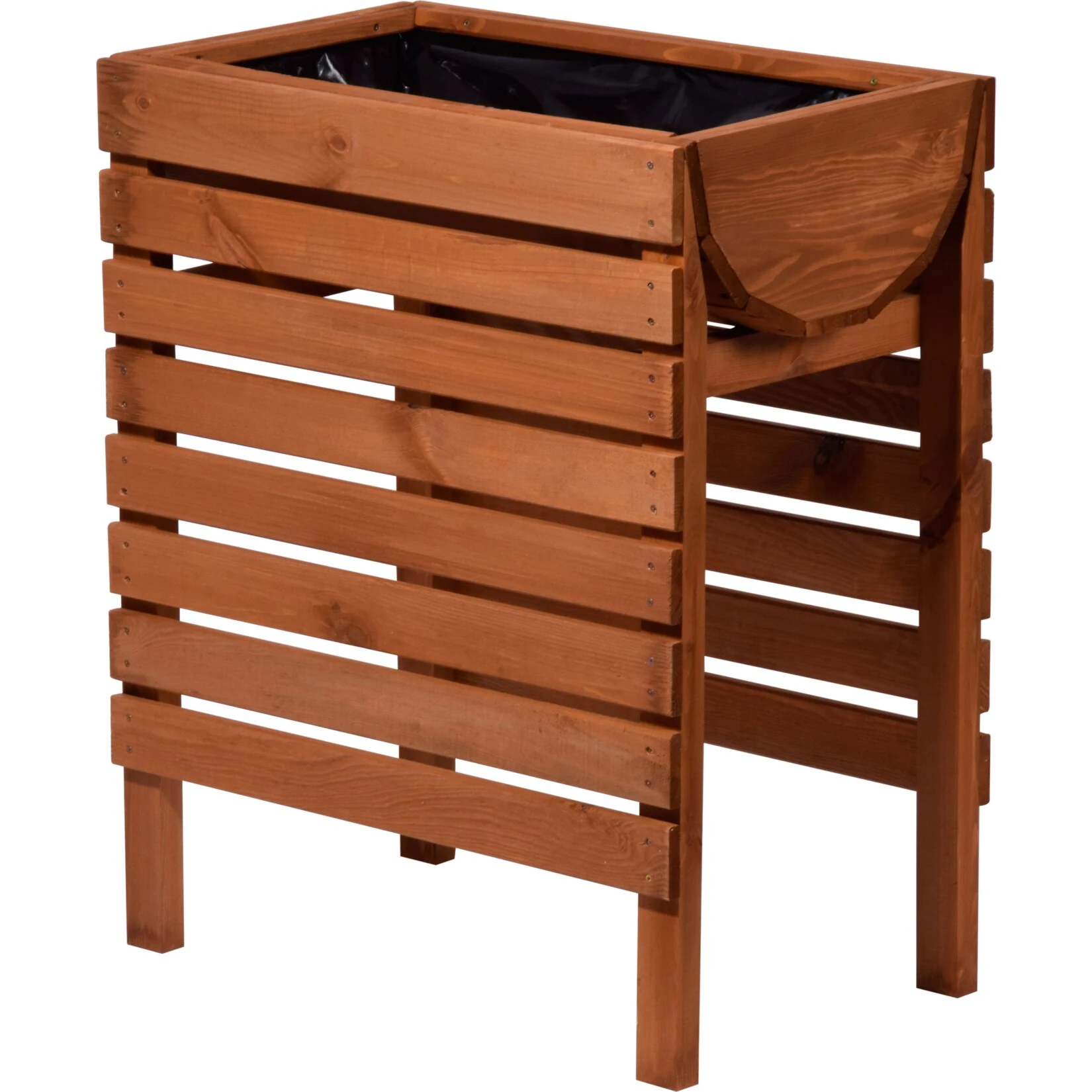 Dobar 58155E Hochbeet 70x45x71 Cm, Inkl. Pflanzfolie 4 Dobar 58155E Hochbeet 70x45x71 Cm, Inkl. Pflanzfolie – Bild 2