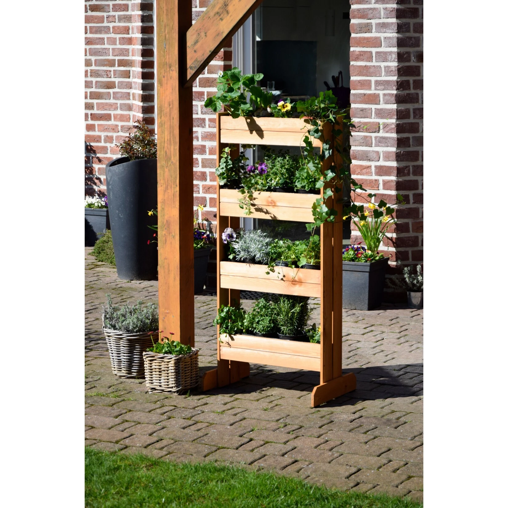 Dobar 58372e Vertikalbeet, 4 Pflanzkästen 6 Dobar 58372e Vertikalbeet, 4 Pflanzkästen – Bild 4