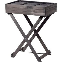 Dobar 58500e Klappbarer Kräutertisch, Kiefer