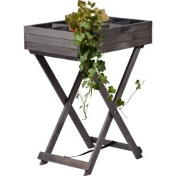 Dobar 58500e Klappbarer Kräutertisch, Kiefer -OUTSUNNY Shop 1938115000 prod 004