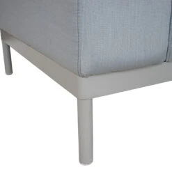 Ecksofa MCW-C47, Sofa Loungesofa Couch, Stoff/Textil Indoor Wasserabweisend ~ Blau Mit Ablage -OUTSUNNY Shop 1974981000 prod 005