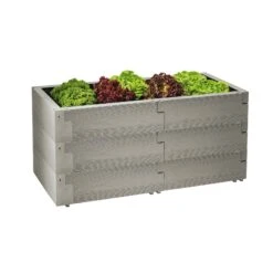 Juwel Hochbeet "Timber" 3er-Set In Holzoptik, Nordic Wood (18 Bausteine) -OUTSUNNY Shop 2072211000 prod 002