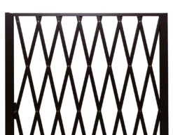 Rankgitter MCW-G21, Scherengitter Rankhilfe Blumenkasten Pflanzkübel, Alu+Stahl 152x90x35cm Braun -OUTSUNNY Shop 2181717000 prod 004