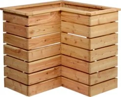 Dobar Eck-Hochbeet Für Den Garten Inkl. Pflanzfolie | Ca. 78 X 78 X 73 Cm -OUTSUNNY Shop 2224373000 prod 002