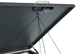 2er Mülltonnenverkleidung MCW-J81, Mülltonnenbox, Erweiterbar, Metall 50kg, Anthrazit ~ Gold -OUTSUNNY Shop 2408305000 prod 003