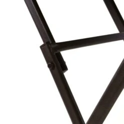 VCM Bistrotisch Mit Glasplatte Klappbar Terrassentisch Glastisch Braun Ø 60 Cm Stahl 11 VCM Bistrotisch Mit Glasplatte Klappbar Terrassentisch Glastisch Braun Ø 60 Cm Stahl -OUTSUNNY Shop 8600043100 916130 prod 004