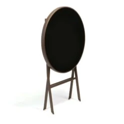 VCM Bistrotisch Mit Glasplatte Klappbar Terrassentisch Glastisch Braun Ø 60 Cm Stahl 13 VCM Bistrotisch Mit Glasplatte Klappbar Terrassentisch Glastisch Braun Ø 60 Cm Stahl -OUTSUNNY Shop 8600043100 916130 prod 006