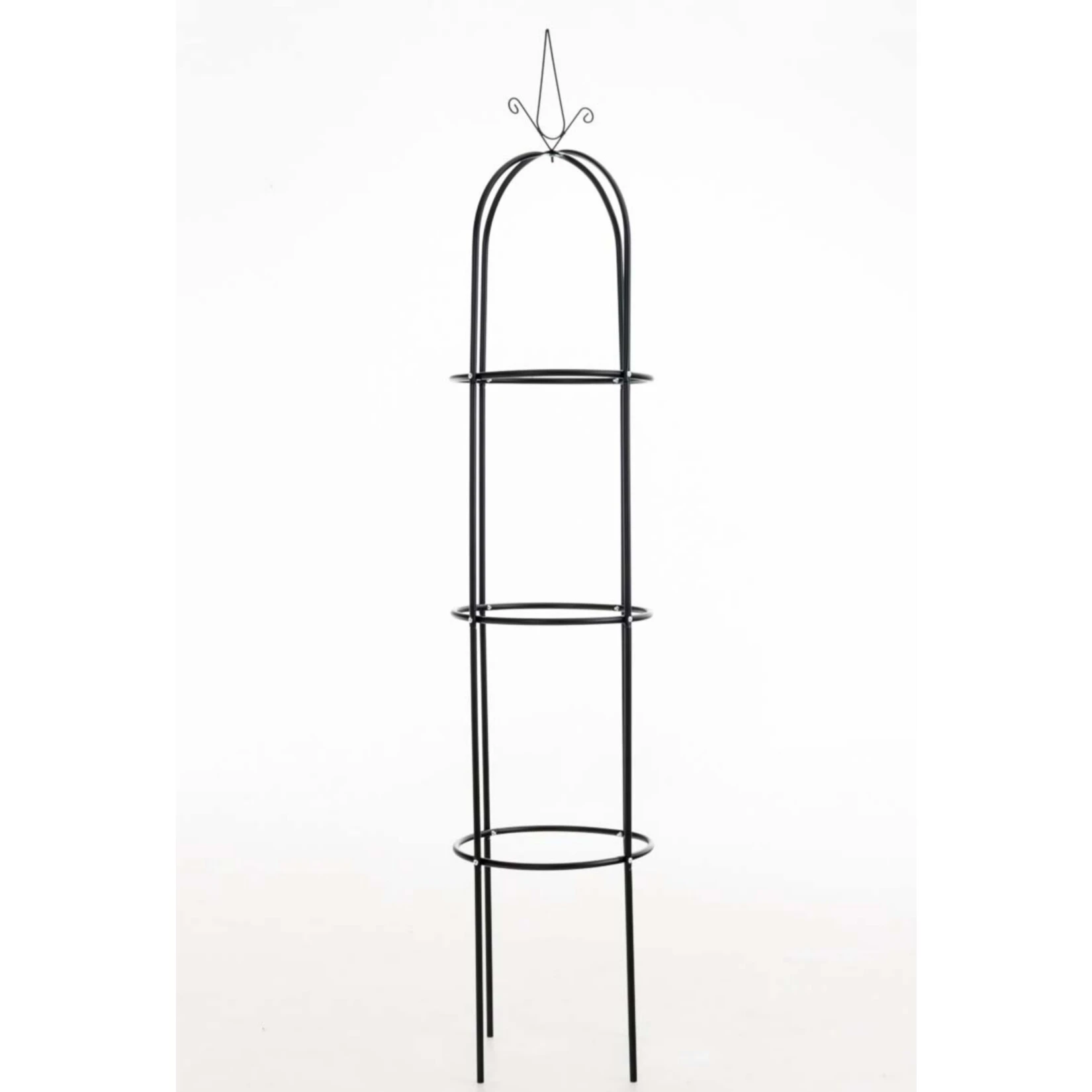 CLP Rankhilfe ROMANTIKA Aus Metall | Witterungsbeständige Freistehende Ranksäule | Durchmesser: 38 Cm | Höhe: 190 Cm 4 CLP Rankhilfe ROMANTIKA Aus Metall | Witterungsbeständige Freistehende Ranksäule | Durchmesser: 38 Cm | Höhe: 190 Cm – Bild 2