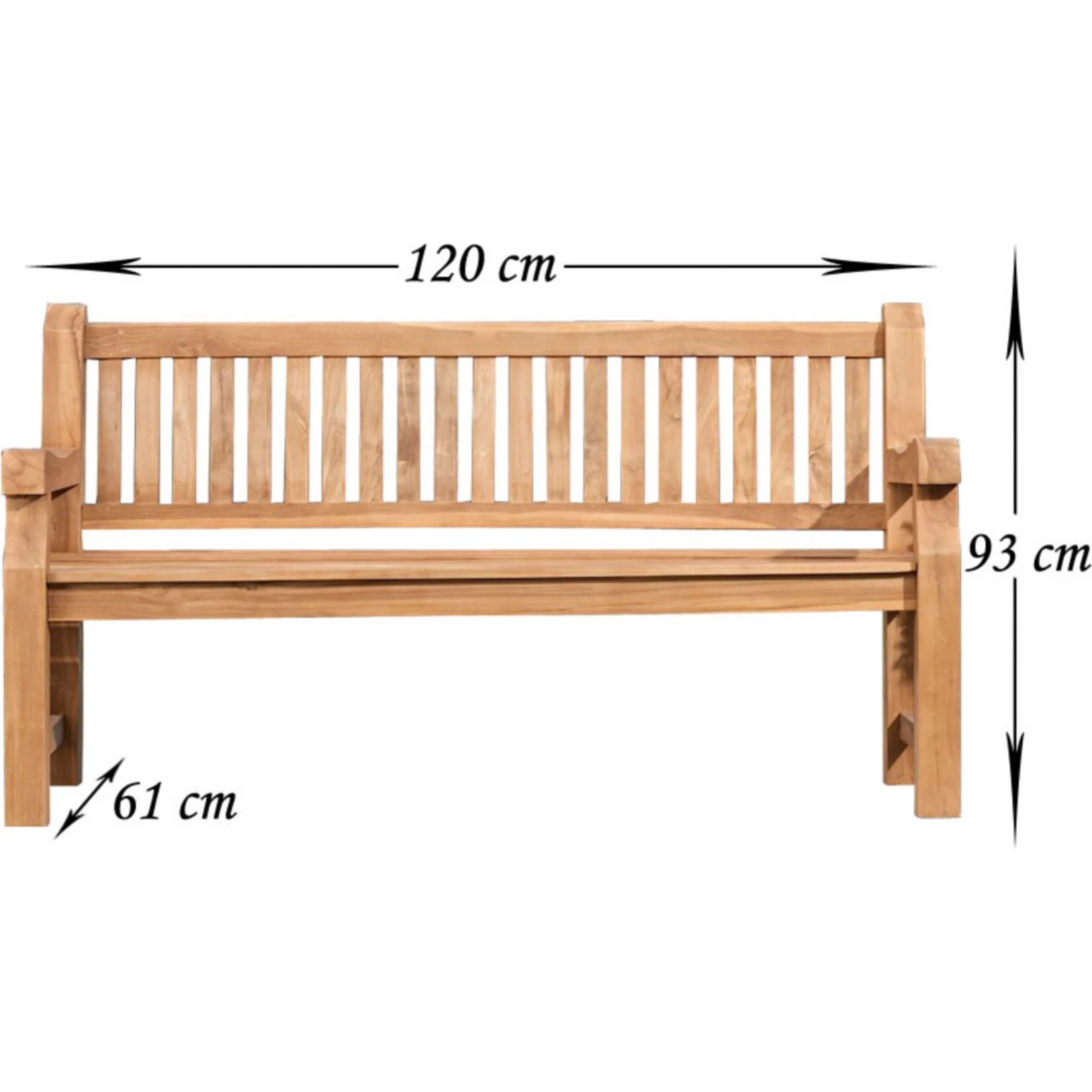 CLP Wetterfeste Gartenbank JACKSON Aus Massivem Teakholz I Holzbank Mit Ergonomischer Sitzfläche I In Verschiedenen Größen Erhältlich 3 CLP Wetterfeste Gartenbank JACKSON Aus Massivem Teakholz I Holzbank Mit Ergonomischer Sitzfläche I In Verschiedenen Größen Erhältlich
