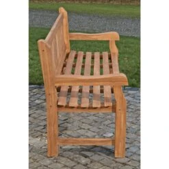 CLP Wetterfeste Gartenbank JACKSON Aus Massivem Teakholz I Holzbank Mit Ergonomischer Sitzfläche I In Verschiedenen Größen Erhältlich 11 CLP Wetterfeste Gartenbank JACKSON Aus Massivem Teakholz I Holzbank Mit Ergonomischer Sitzfläche I In Verschiedenen Größen Erhältlich -OUTSUNNY Shop 8600246500 11144303 prod 004