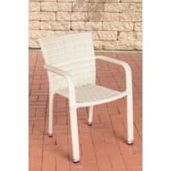 CLP Polyrattan-Gartenstuhl LEONIE I Pflegeleichter Outdoor-Stapelstuhl I Wetterbeständiger Gartenstuhl I In Verschiedenen Farben Erhältlich 10 CLP Polyrattan-Gartenstuhl LEONIE I Pflegeleichter Outdoor-Stapelstuhl I Wetterbeständiger Gartenstuhl I In Verschiedenen Farben Erhältlich -OUTSUNNY Shop 8600246500 111513002 prod 003