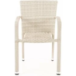 CLP Polyrattan-Gartenstuhl LEONIE I Pflegeleichter Outdoor-Stapelstuhl I Wetterbeständiger Gartenstuhl I In Verschiedenen Farben Erhältlich 11 CLP Polyrattan-Gartenstuhl LEONIE I Pflegeleichter Outdoor-Stapelstuhl I Wetterbeständiger Gartenstuhl I In Verschiedenen Farben Erhältlich -OUTSUNNY Shop 8600246500 111513002 prod 004