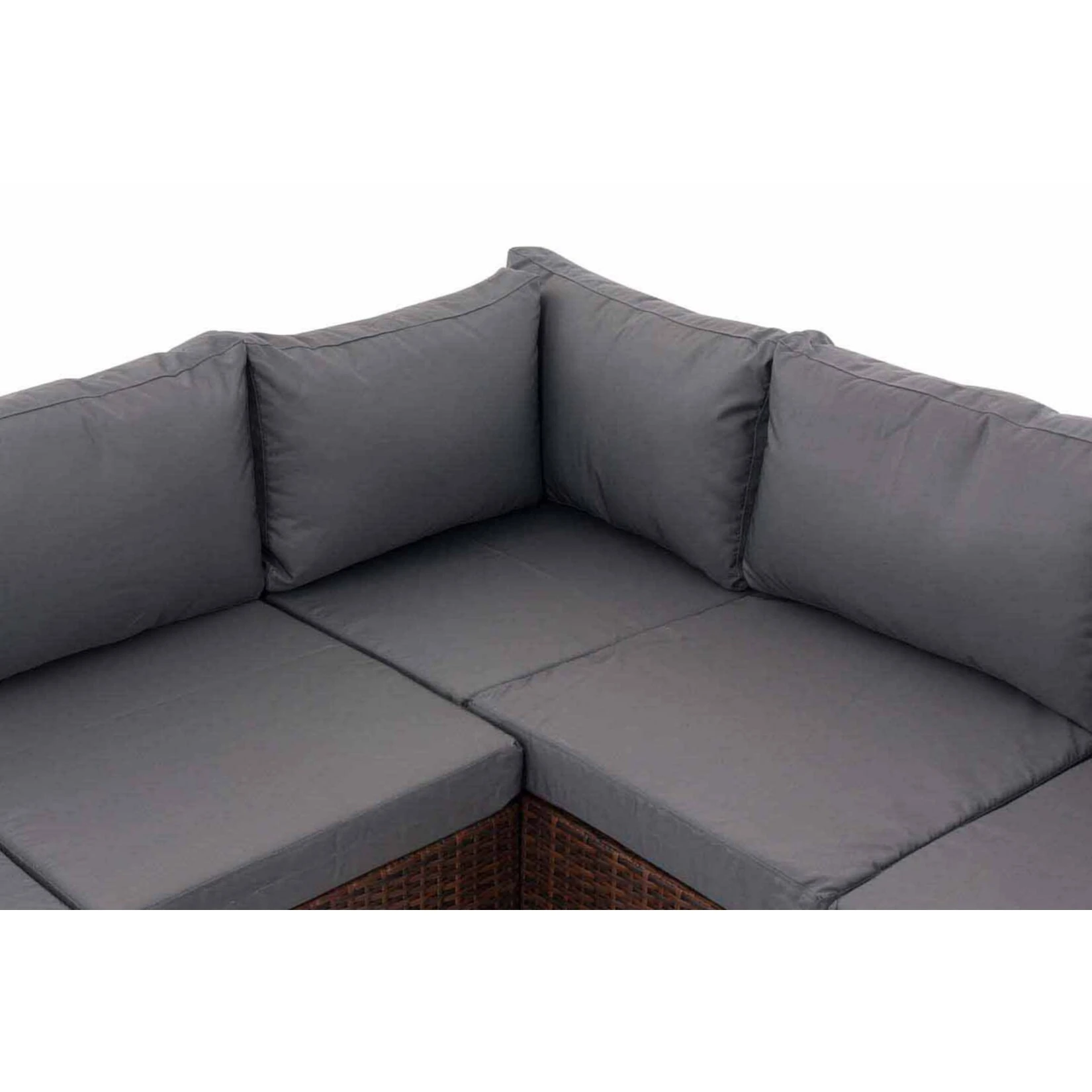 CLP Polyrattan Lounge-Set Liberi L Garten-Set Mit 5 Sitzplätzen L Garnitur Mit Aluminium-Gestell L Komplett-Set: 3er Sofa + 2er Sofa + Tisch 6 CLP Polyrattan Lounge-Set Liberi L Garten-Set Mit 5 Sitzplätzen L Garnitur Mit Aluminium-Gestell L Komplett-Set: 3er Sofa + 2er Sofa + Tisch – Bild 4