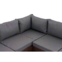 CLP Polyrattan Lounge-Set Genero L Garten-Set Mit 5 Sitzplätzen L Komplett-Set: 3er Sofa + 2er Sofa + Tisch I Garnitur Mit Aluminium-Gestell 11 CLP Polyrattan Lounge-Set Genero L Garten-Set Mit 5 Sitzplätzen L Komplett-Set: 3er Sofa + 2er Sofa + Tisch I Garnitur Mit Aluminium-Gestell -OUTSUNNY Shop 8600246500 112198340 prod 004