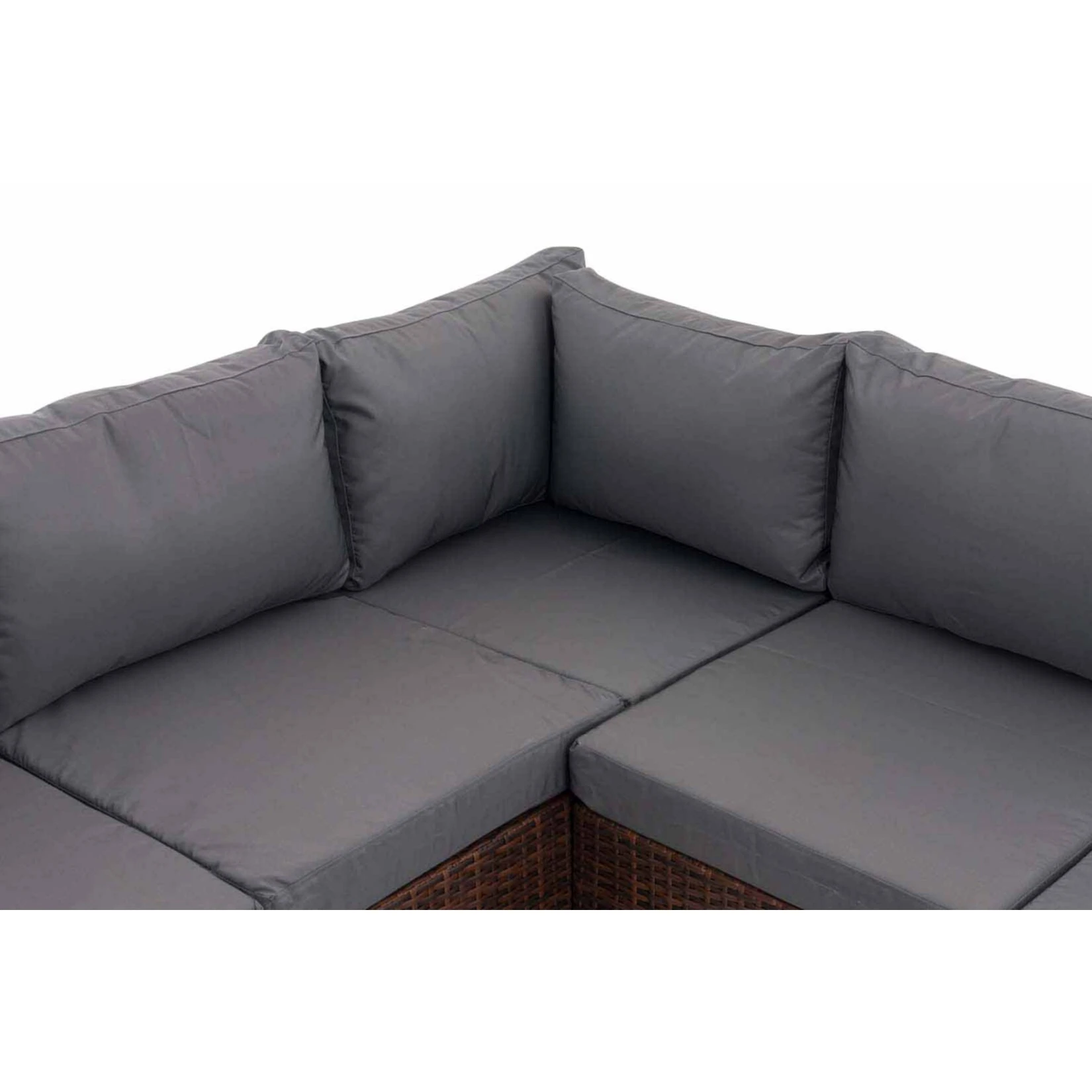 CLP Polyrattan Lounge-Set Genero L Garten-Set Mit 5 Sitzplätzen L Komplett-Set: 3er Sofa + 2er Sofa + Tisch I Garnitur Mit Aluminium-Gestell 6 CLP Polyrattan Lounge-Set Genero L Garten-Set Mit 5 Sitzplätzen L Komplett-Set: 3er Sofa + 2er Sofa + Tisch I Garnitur Mit Aluminium-Gestell – Bild 4