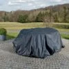 CLP Runde Abdeckhaube Für Gartenmöbel-Sitzgruppe I Wasserdicht UV-Beständig I Ø 255 CM, Höhe: 90 CM