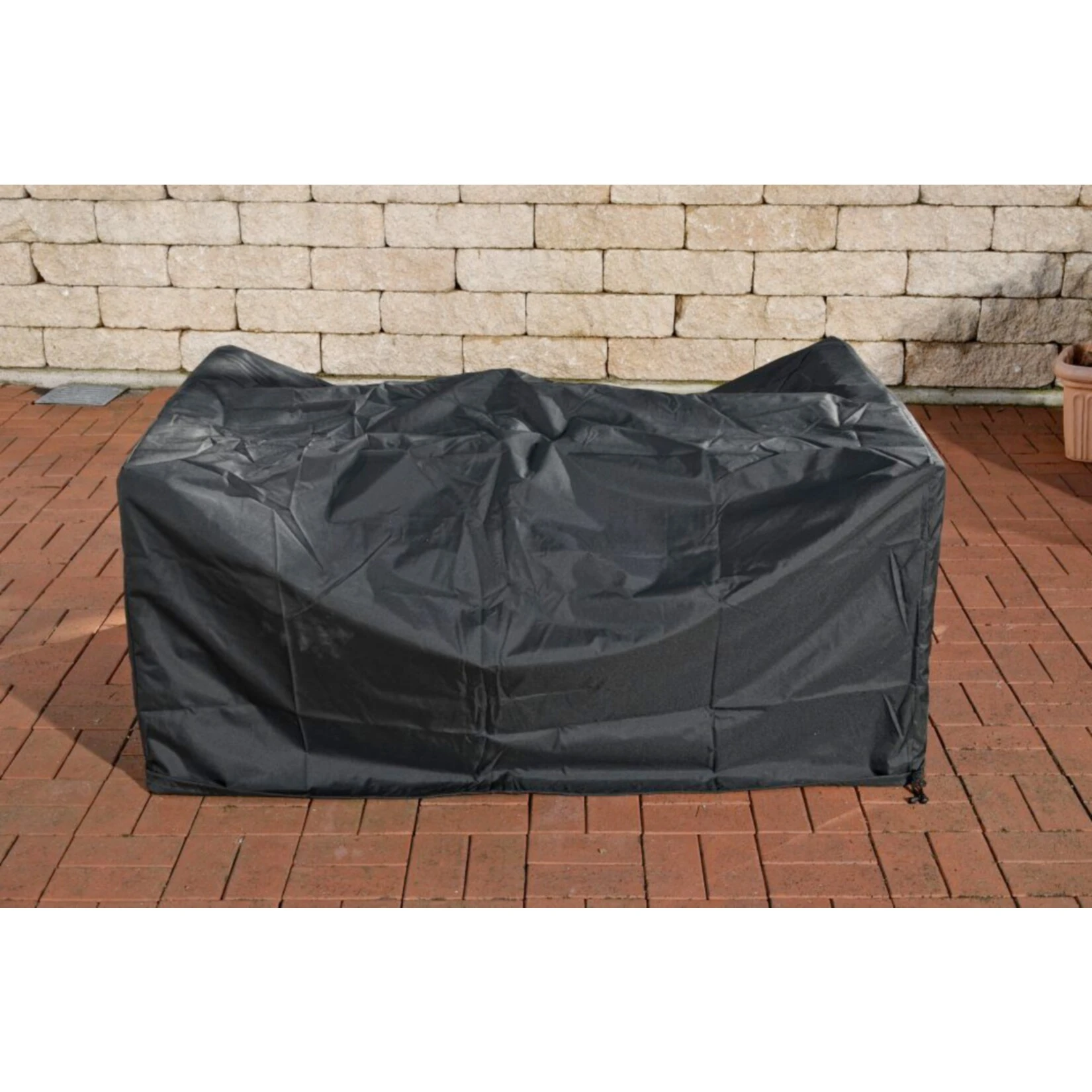 CLP Abdeckhaube Für Gartenmöbel-Sitzgruppe I Wasserdicht I UV-Beständig I 325 X 152 X 90 CM 4 CLP Abdeckhaube Für Gartenmöbel-Sitzgruppe I Wasserdicht I UV-Beständig I 325 X 152 X 90 CM – Bild 2