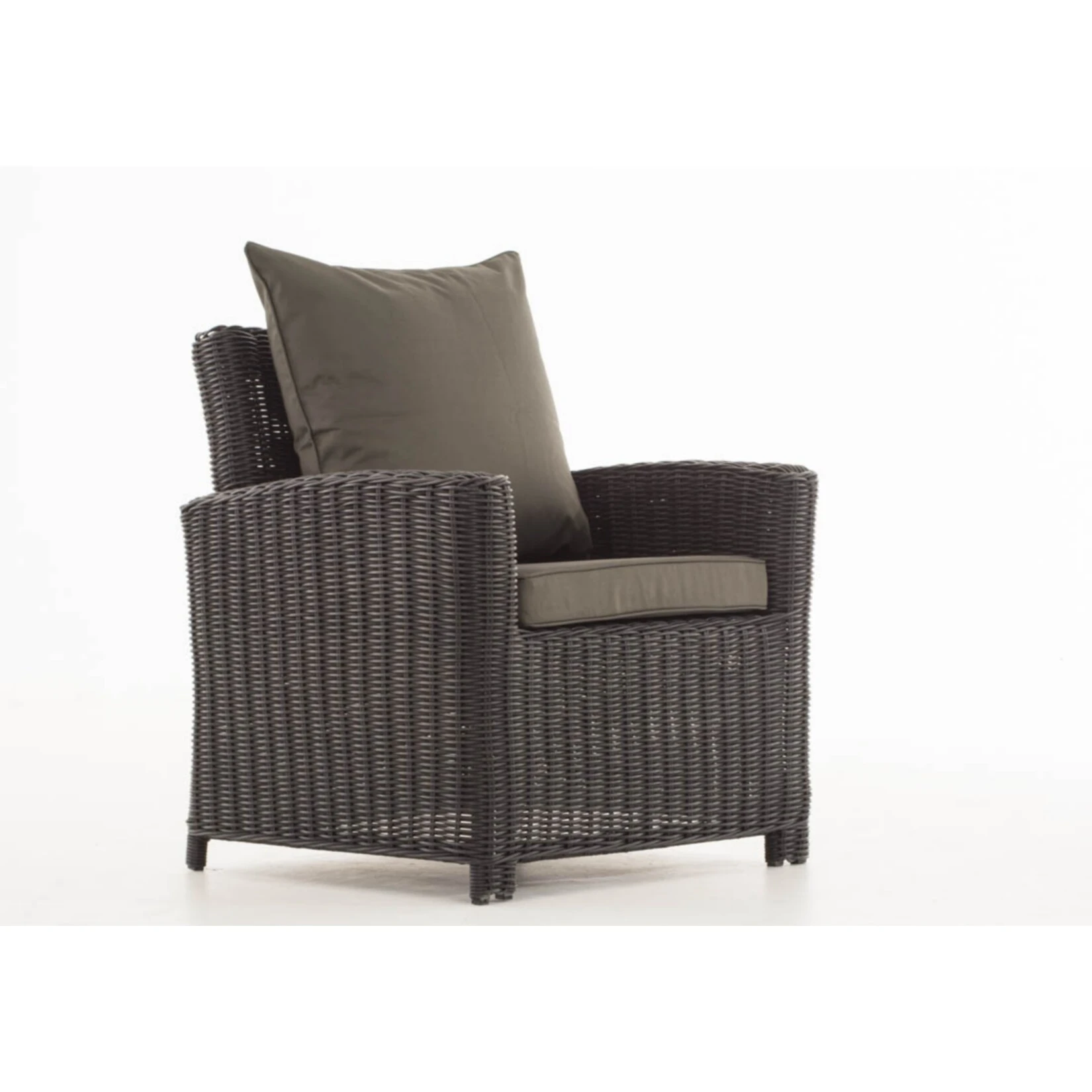 CLP Poly-Rattan Garten-Sessel FISOLO Mit Armlehnen, 5 Mm Rund-Rattan, ALU Gestell 3 CLP Poly-Rattan Garten-Sessel FISOLO Mit Armlehnen, 5 Mm Rund-Rattan, ALU Gestell