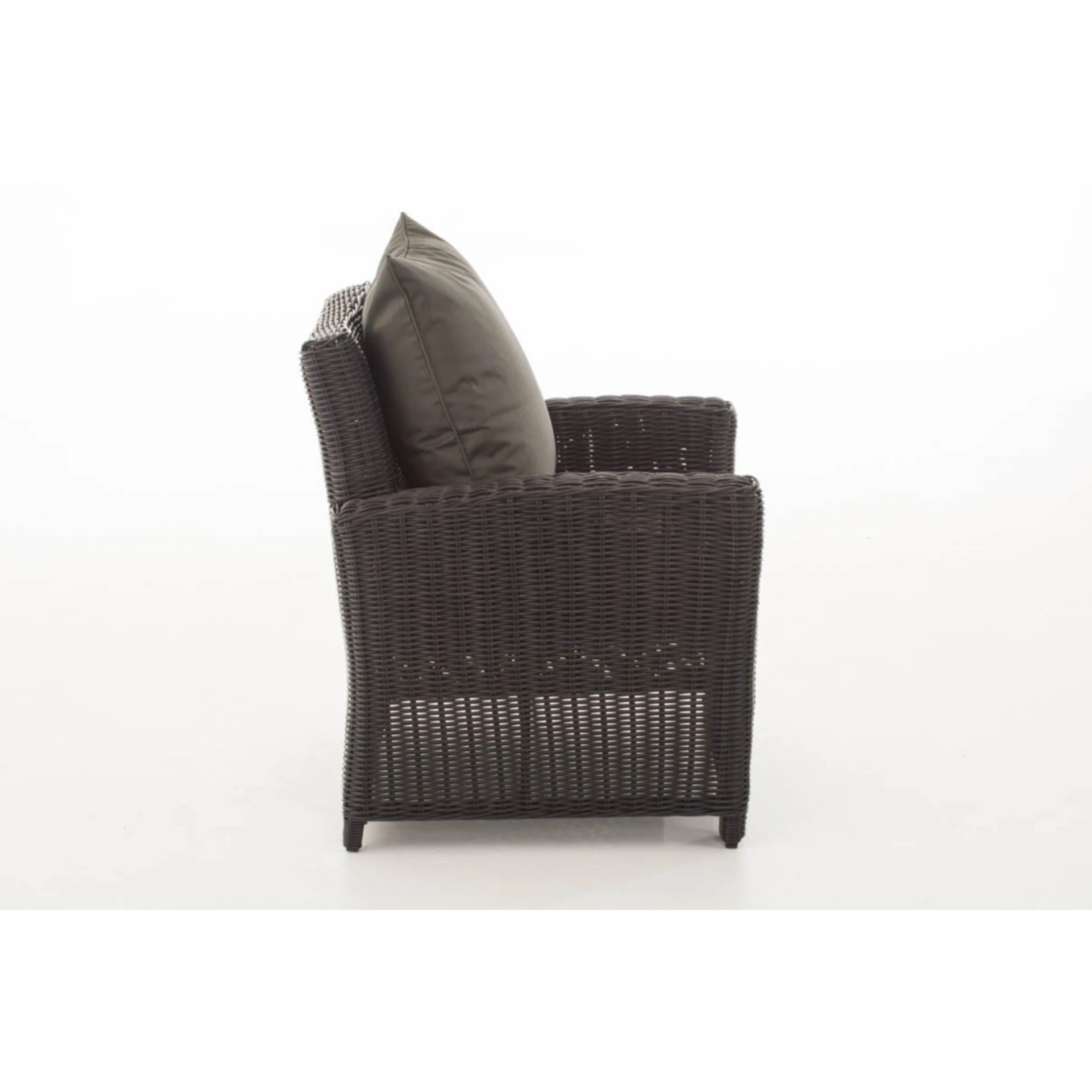 CLP Poly-Rattan Garten-Sessel FISOLO Mit Armlehnen, 5 Mm Rund-Rattan, ALU Gestell 5 CLP Poly-Rattan Garten-Sessel FISOLO Mit Armlehnen, 5 Mm Rund-Rattan, ALU Gestell – Bild 3