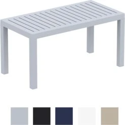 CLP Lounge Tisch OCEAN I Wetterfester Gartentisch Aus UV-beständigem Kunststoff I Wetterfest Und UV-beständig I Robuster Gartentisch -OUTSUNNY Shop 8600246500 305068 prod 004