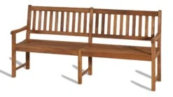 Grasekamp Gartenbank Bank Holzbank Akazie Natur Mit Kissen Sand -OUTSUNNY Shop 8600280600 11417 prod 002