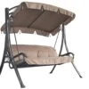 Grasekamp Hollywoodschaukel Rimini 3-SItzer Gartenschaukel Schaukelbank Beige -OUTSUNNY Shop 8600280600 48243 prod 001
