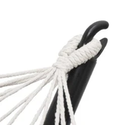 Doppel Hängematte Mit Gestell 200x120 Cm Garten Hängeliege Outdoor Metall Blau -OUTSUNNY Shop 8600295800 11812 prod 006