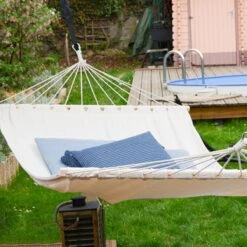 Hängematte 2 Pers. XXL 285x120cm 150 KG Matte Hängematten Gartenhängematte Beige 10 Hängematte 2 Pers. XXL 285x120cm 150 KG Matte Hängematten Gartenhängematte Beige -OUTSUNNY Shop 8600295800 3174 prod 003