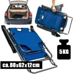 Campingstuhl Liegestuhl Freizeitliege Sonnenliege Strandliege Campingliege 153cm -OUTSUNNY Shop 8600295800 3338 prod 006