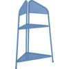 Metall Balkon Eckregal Regal Standregal Ablage Aufbewahrung Eckschrank Blau -OUTSUNNY Shop 8600296500 15549 prod 001