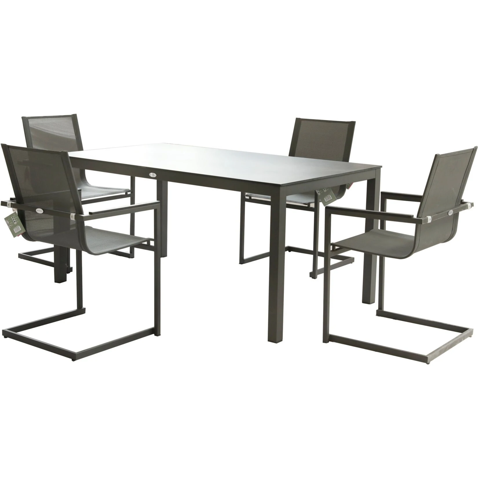 Alu Garten Tisch 158cm Gartentisch Aluminium Terrasse Esstisch Balkon Anthrazit 3 Alu Garten Tisch 158cm Gartentisch Aluminium Terrasse Esstisch Balkon Anthrazit