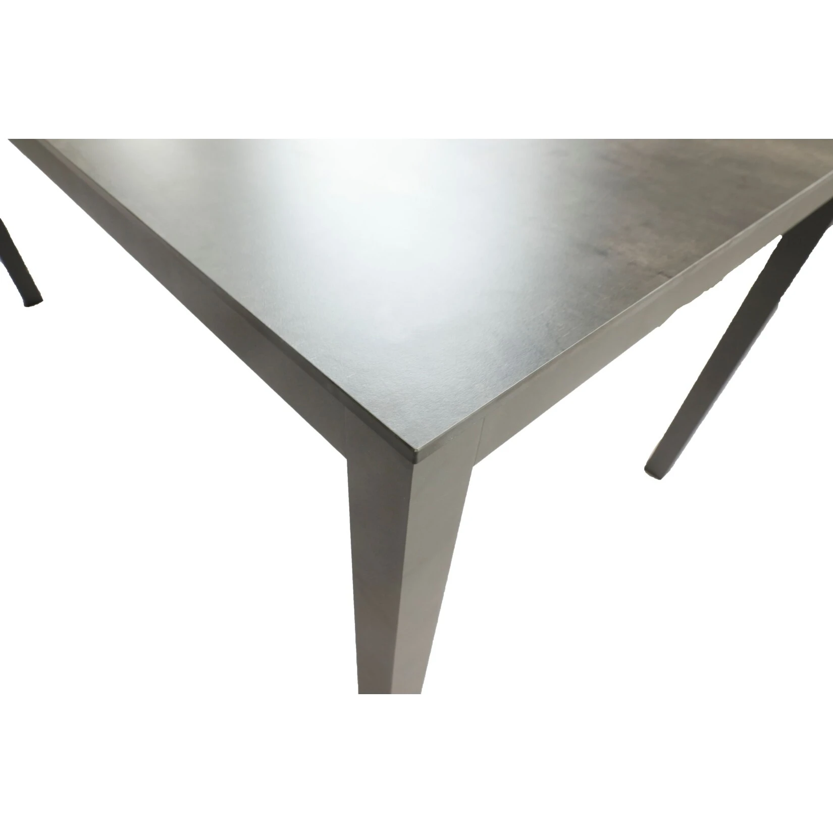 Alu Garten Tisch 158cm Gartentisch Aluminium Terrasse Esstisch Balkon Anthrazit 4 Alu Garten Tisch 158cm Gartentisch Aluminium Terrasse Esstisch Balkon Anthrazit – Bild 2