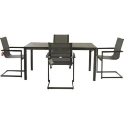 Alu Garten Tisch 158cm Gartentisch Aluminium Terrasse Esstisch Balkon Anthrazit 11 Alu Garten Tisch 158cm Gartentisch Aluminium Terrasse Esstisch Balkon Anthrazit -OUTSUNNY Shop 8600296500 31664 prod 005