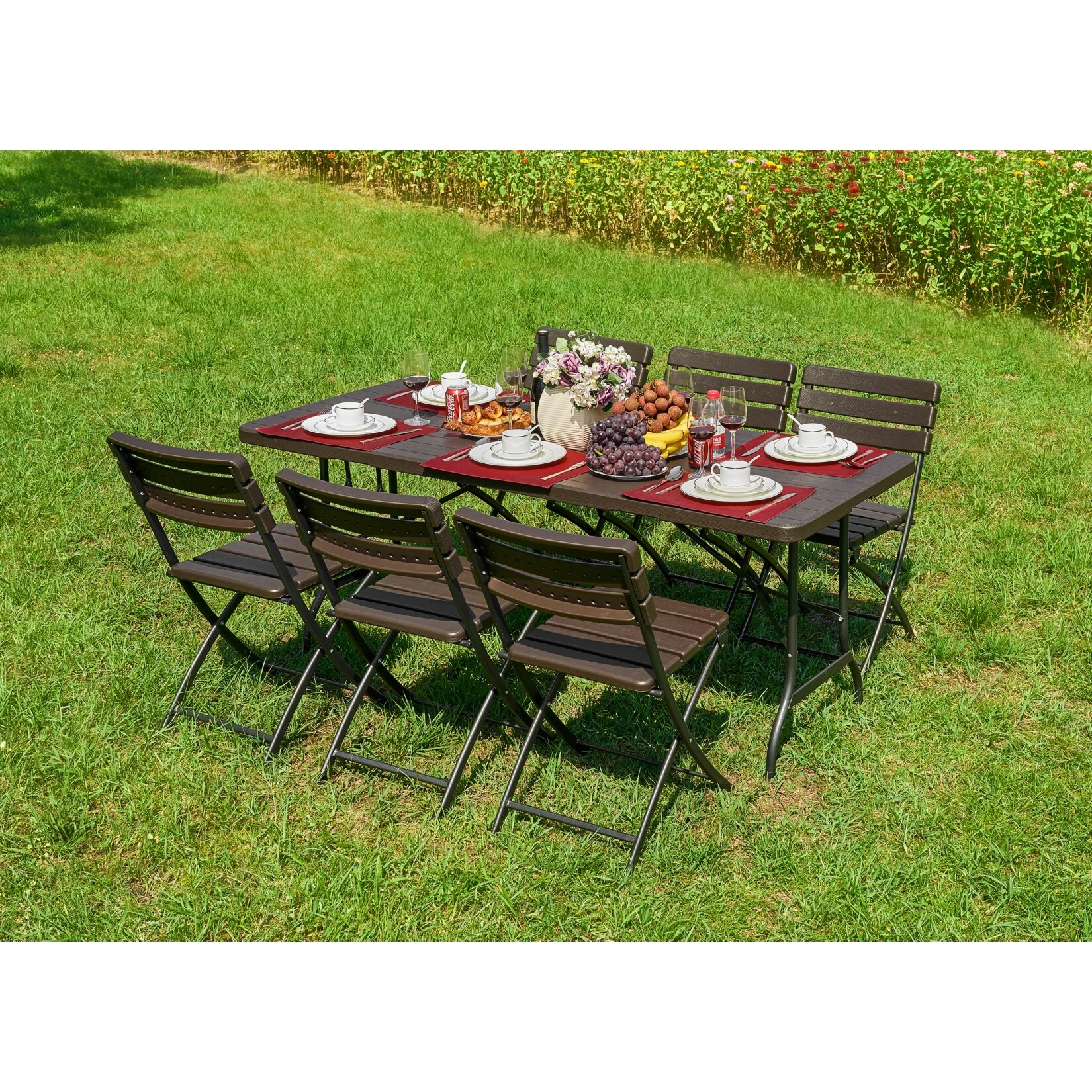 6tlg. Tischgruppe Gartenmöbel Gartentisch Stuhl Garten Sessel Gartensessel Tisch 3 6tlg. Tischgruppe Gartenmöbel Gartentisch Stuhl Garten Sessel Gartensessel Tisch