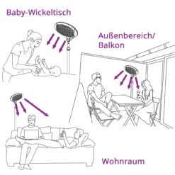 H+H IPX4 BS 55 G Quarz-Heizstrahler Mit Drei Heizstäben, 2000 W -OUTSUNNY Shop 8600298500 27818 prod 006