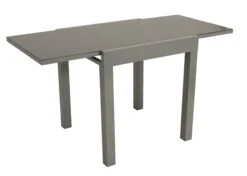 DEGAMO Garnitur AMALFI 5-teilig, Aluminium + Kunstgewebe Schwarz