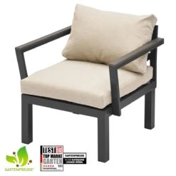 Gartenfreude Lounges Aluminium Sessel Ambience -OUTSUNNY Shop 8600335500 2850 1002 02 prod 002