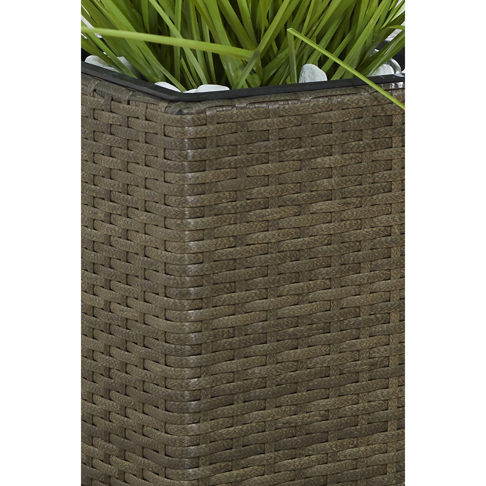 Gartenfreude Pflanzkübel Polyrattan Blumentopf 8 Gartenfreude Pflanzkübel Polyrattan Blumentopf – Bild 6