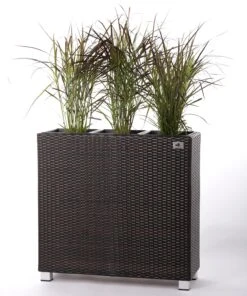 Gartenfreude Raumteiler Polyrattan Hochbeet Mit Pflanzkübel -OUTSUNNY Shop 8600335500 4000 1071 022 prod 002