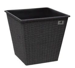 Gartenfreude Planzkübel Polyrattan Pflanzkübel