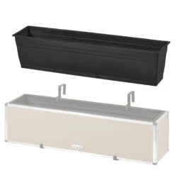 AMARE Pflanzkübel Lederoptik Pflanzgefäß -OUTSUNNY Shop 8600335500 4250 1011 112 prod 003