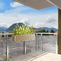 AMARE Pflanzkübel Lederoptik Pflanzgefäß -OUTSUNNY Shop 8600335500 4250 1011 112 prod 006