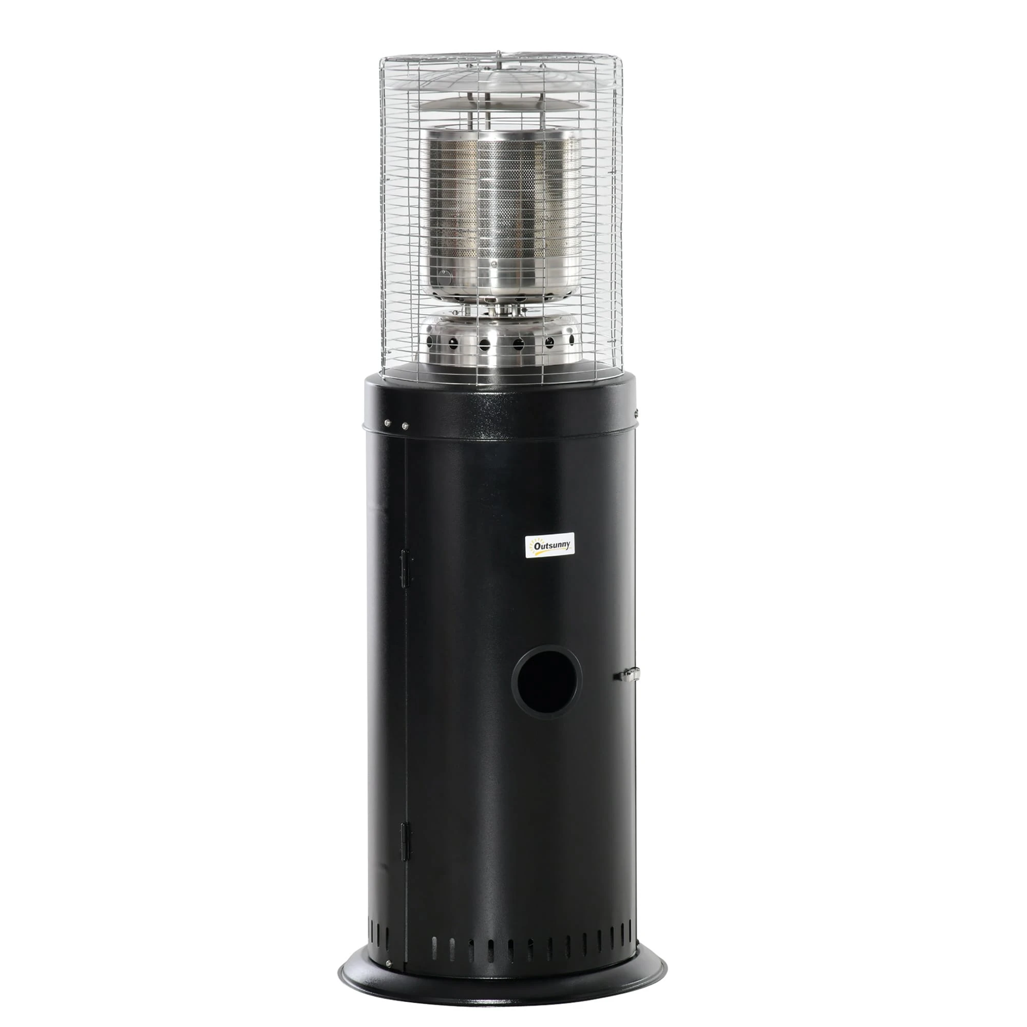 Outsunny Heizstrahler Gas Terrassenheizer Im Eleganten Design, Geeignet Für Den Einsatz Im Freien Schwarz 55,6 X 55,6 X 143 Cm ( BxTxH) | Terrassenheizer Terrassenstrahler Balkonheizer 3 Outsunny Heizstrahler Gas Terrassenheizer Im Eleganten Design, Geeignet Für Den Einsatz Im Freien Schwarz 55,6 X 55,6 X 143 Cm ( BxTxH) | Terrassenheizer Terrassenstrahler Balkonheizer