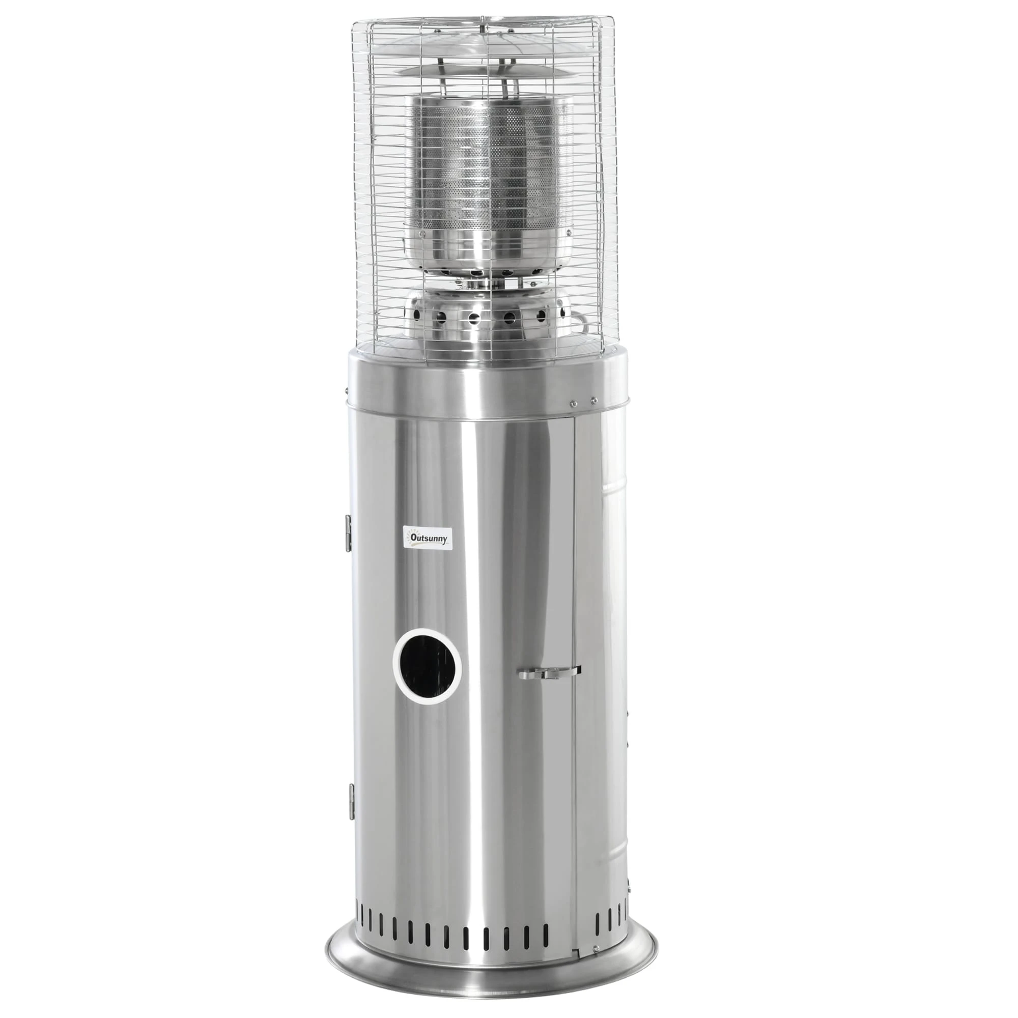 Outsunny Heizstrahler Elegantes Design, Hergestellt Aus Edelstahl, 10 KW Leistung Silber 55,6 X 55,6 X 143 Cm ( BxTxH) | Terrassenheizer Terrassenstrahler Balkonheizer 3 Outsunny Heizstrahler Elegantes Design, Hergestellt Aus Edelstahl, 10 KW Leistung Silber 55,6 X 55,6 X 143 Cm ( BxTxH) | Terrassenheizer Terrassenstrahler Balkonheizer