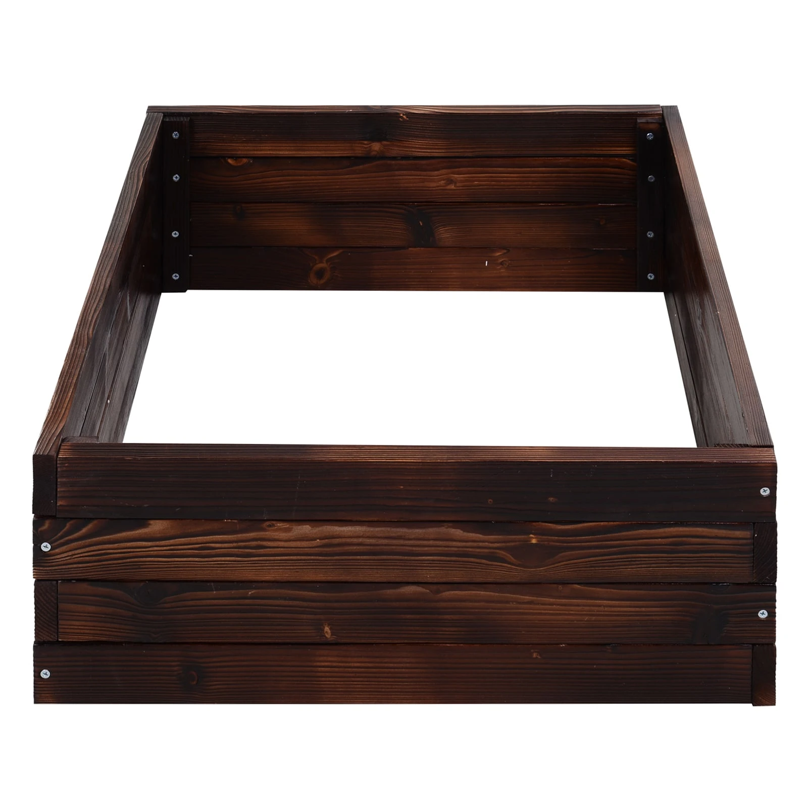 Outsunny Quadratisches Hochbeet Dunkelbraun 60 X 60 X 23 Cm (LxBxH) | Kräuterbeet Pflanzkasten Gemüsebeet Blumenbeet 4 Outsunny Quadratisches Hochbeet Dunkelbraun 60 X 60 X 23 Cm (LxBxH) | Kräuterbeet Pflanzkasten Gemüsebeet Blumenbeet – Bild 2