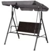 Outsunny Hollywoodschaukel In Rattan-Optik Schwarz/grau 140 X 110 X 151 Cm (BxTxH) | Gartenschaukel Schaukelbank Mit Dach Gartenmöbel 1 Outsunny Hollywoodschaukel In Rattan-Optik Schwarz/grau 140 X 110 X 151 Cm (BxTxH) | Gartenschaukel Schaukelbank Mit Dach Gartenmöbel -OUTSUNNY Shop 8600336600 84A 138 prod 001