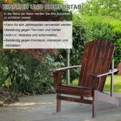 Outsunny Gartenstuhl Aus Massivholz 97 X 72,5 X 93 Cm (BxTxH) | GartensesselBalkonstuhl Holzstuhl Gartenmöbel 13 Outsunny Gartenstuhl Aus Massivholz 97 X 72,5 X 93 Cm (BxTxH) | GartensesselBalkonstuhl Holzstuhl Gartenmöbel -OUTSUNNY Shop 8600336600 84B 285BN prod 006