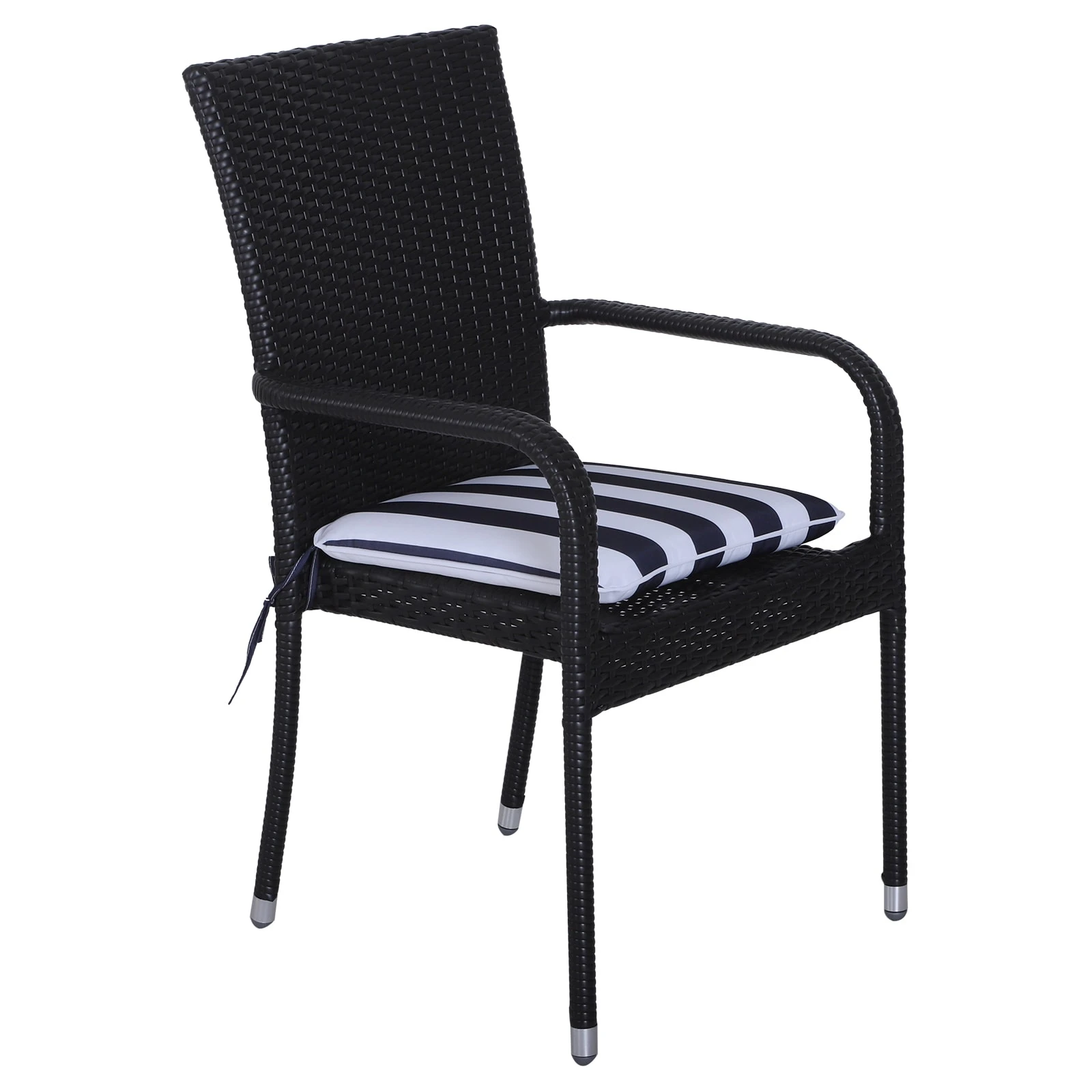 Outsunny Sitzkissen Als 6er-Set Blau, Weiß 42 X 42 X 5 Cm (LxBxH) | Stuhlkissen Bodenkissen Polsterkissen Sitzauflage 4 Outsunny Sitzkissen Als 6er-Set Blau, Weiß 42 X 42 X 5 Cm (LxBxH) | Stuhlkissen Bodenkissen Polsterkissen Sitzauflage – Bild 2